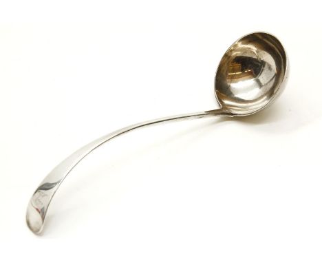 A silver ladle, London, 1898