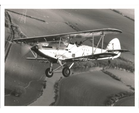 Hawker Hart vintage aviation 7x9 black and white photo. The Hawker Hart was a British two-seater biplane light bomber aircraf