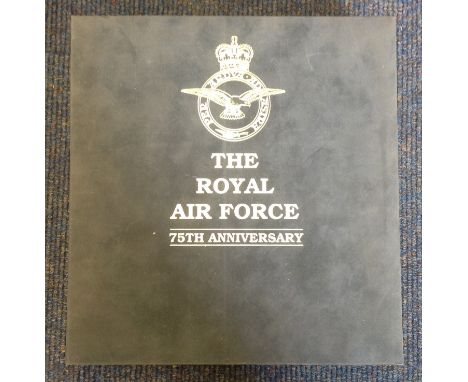 75th Ann RAF VIP signed collection. Complete set of the 90 covers in an Album. RRP £400+. This is the Flown set, the pilot si