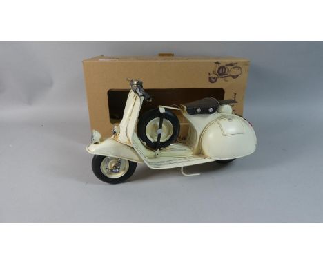 A New Box Model of a Vintage Scooter, 33cm Long (Plus VAT) 