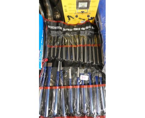 A New 28 Piece Punch and Chisel Set (Plus VAT) 