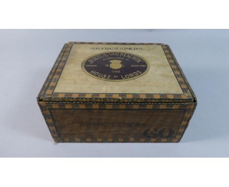 A Vintage Box of Skyscraper Cigars by Justice Van Maurik, The House of Lords Skyscrapers, 18cm Wide 