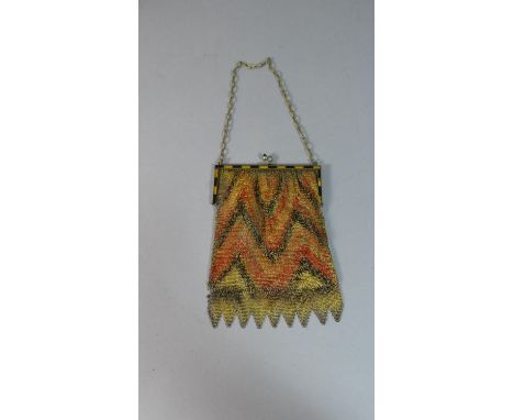 A Vintage Ladies Chainmail Purse 