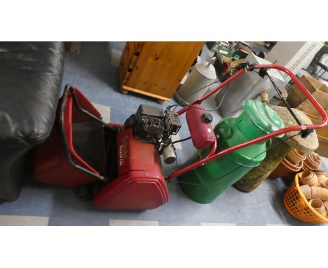 A Cylinder Mower with Petrol Engine, No Spark Plug, Spares and Repairs only 