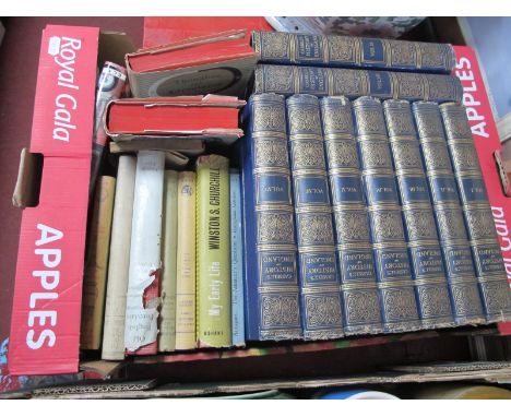 Cassell's History of England, nine volumes antique reference books. Winston Churchill, Step by Step, My Early Life, Thoughts 