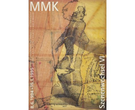 Plakat Sigmar Polke (1941 Oels, Schlesien - 2010 Köln)Szenenwechsel VI. Plakat in Offsetlithographie. 1994/95. 84 x 59,5 cm. 