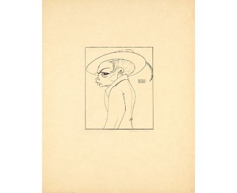 Marcus Behmer.  (1879 Weimar - 1958 Berlin). 9 Arbeiten. Um 1902. Je Lithographie auf Simili Japan. Blattmaß je 33,5 x 26 cm.