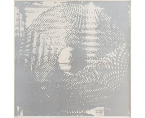 Heinz Mack.  (1931 Lollar). Venedig Rotor. 1971. Farbserigraphie auf leichtem Karton.  47 x 47 cm (50 x 50 cm). Signiert und 
