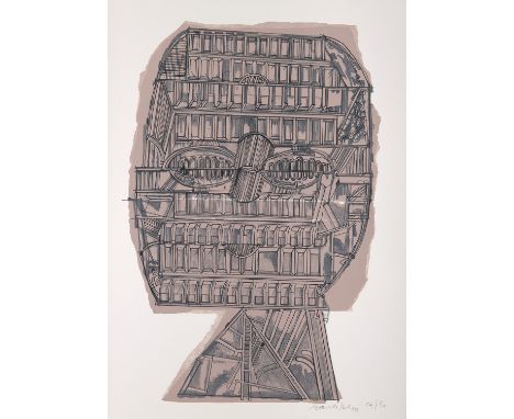 Britische Moderne Eduardo Paolozzi (1924 Edinburgh - 2005 London)o.T., aus "Hommage à Picasso". 1973. Farblithographie auf Ve
