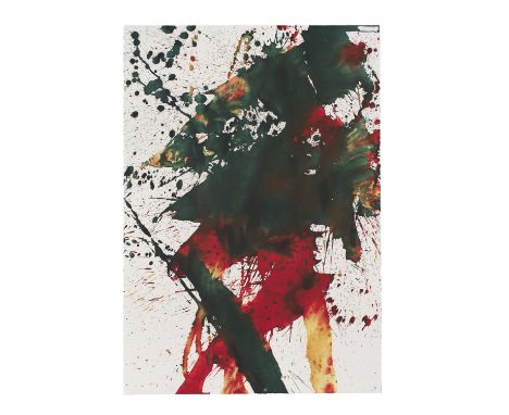 Franz Grabmayr.  (1927 Pfaffenberg - 2015 Wien). Tanzblatt Nr. 3. 2013. Farblithographie auf Fabriano Velin (mit WZ). 84 x 58