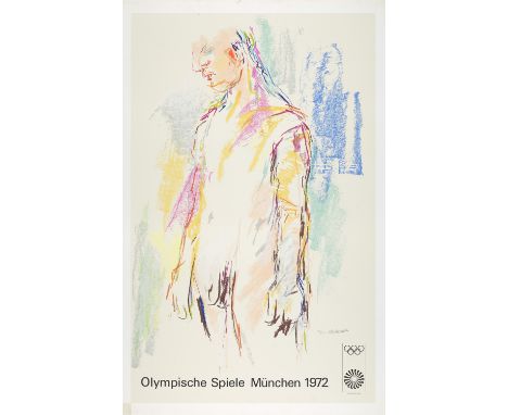 Deutsche Nachkriegsmoderne - Olympia Oskar Kokoschka (1886 Pöchlan - 1980 Montreux)Olympische Spiele München 1972. Farbserigr