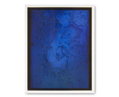 Wolfgang Flad. Dark Side of the Moon. 2021. Mixed media. 50 x 39,5 cm. Verso signiert, datiert und betitelt sowie mit Künstle