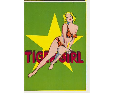 Pop Art Mel Ramos (1935 Sacramento, Kalifornien - 2018 Oakland, Kalifornien)Tiger Girl, aus: 1 c Life. 1963. Farblithographie