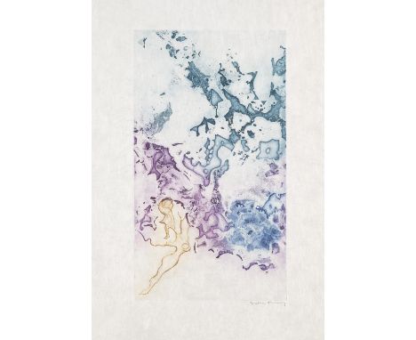Surrealismus - - Dorothea Tanning.  (1912 Galesberg - 2012 New York). o.T. Aus: La Marée. 1970. Radierung, Weichgrundradierun