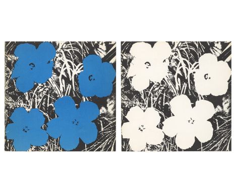 Andy Warhol.  (1928 Pittsburgh - 1987 New York). 2 Arbeiten. Flowers. 1965. In: Ausst. Kat. Andy Warhol. Ileana Sonnabend, Pa