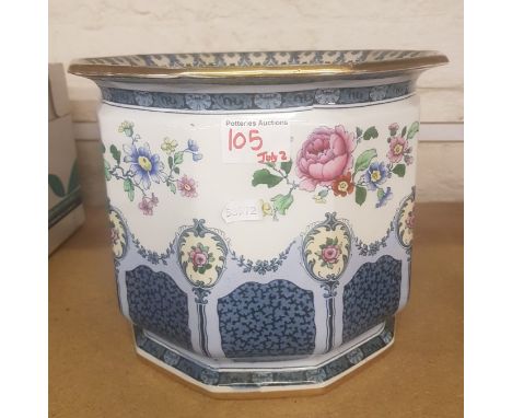 Losol ware Keeling and co Planter. Height 22cm (a/f). 