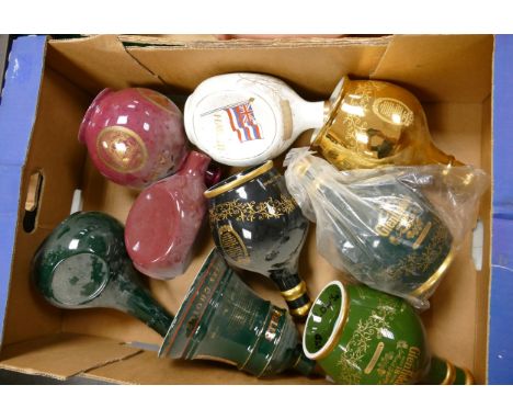 A collection of Wade Whisky &amp; Spirt Decanters to include Bells, Glenfiddich , Chivas .  These items were removed from the