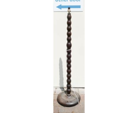 Early 20th Century Gothic style standard lamp. height to top of fitting 132cm 