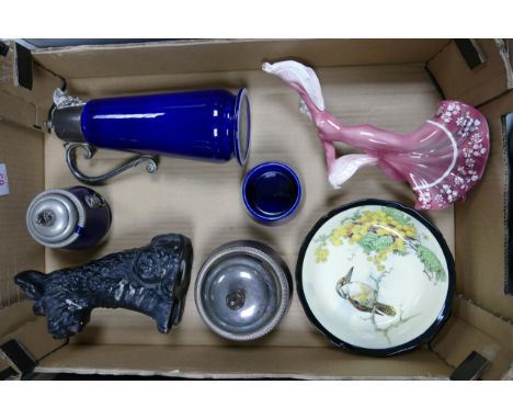 A mixed collection of items to include Wade Ceramic Caret jug &amp; matching pots, Royal Doulton Cuckaborough bowl, Sylvac Sc