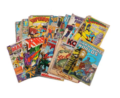 A small quantity of comics from the 1960s. Including Superman, The Amazing Spider-man, etc.