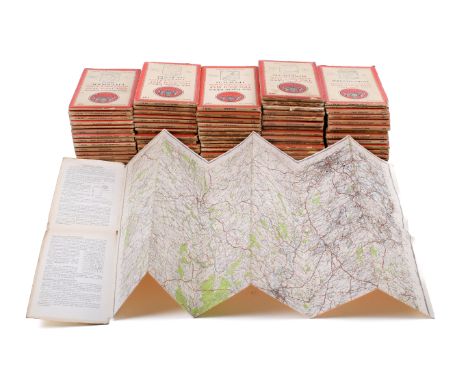 A collection of approximately 70 assorted vintage Ordnance Survey New Popular Edition maps. Some cloth backs.