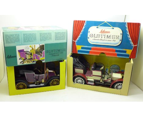 Two Schuco Old Timer model vehicles, boxed