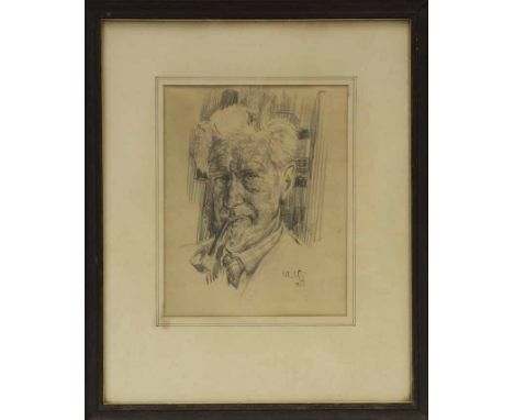 * WILLIAM MCCANCE (1894 - 1970),
PORTRAIT OF A MAN
pencil on paper, signed
29cm x 23cm
Mounted, framed and under glass