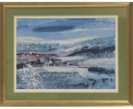 * HAMISH MACDONALD DA PAI (SCOTTISH 1935 - 2008), 
SOUTH BANK FARM, ARRAN 
limited edition colour print, signed, titled and n