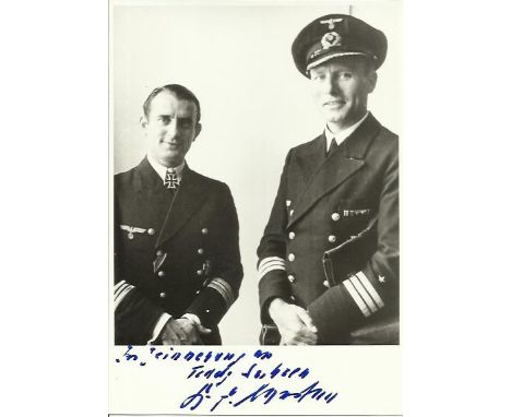 K F Merten signed 6 x 4 inch black and white portrait photo. Good condition 