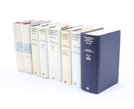 Books : The Statistical Account of Scotland by the Ministers of the Respective Parishes. Modern facsimile editions of 8 volum