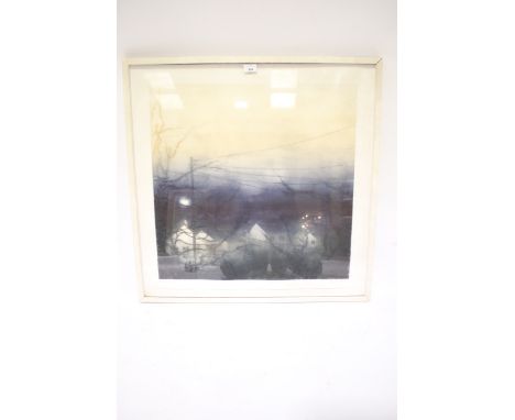 After Anja Percival, 20th/21st century. Limited Edition coloured Print, 'Street Light'. Signed and numbered 25/80 (2003), num