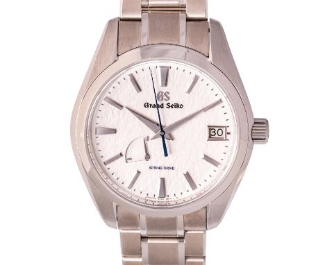 GRAND SEIKO "Snowflake" Heritage Collection Ref. SBGA211 Herren Armbanduhr. Titangehäuse und Band. Automatik-Werk Kal. 9R65 i