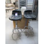 Pair of Gas Lift Counter Stools