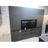Häcker Concept 130 Dark Marble Kitchen Display