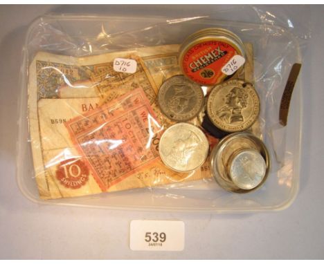 Miscellaneous lot including: shell tokens 1927 Charles Lindbergh, 1954 Mercedes Benz fuel injection. 1970 Lamborghini Miura, 