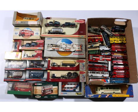 Budgie Toys diecast 224 railway engine boxed, Corgi model vehicles including: 97065 Stagecoach Set; C796 Plaxton Coach; 949/3