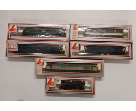 Lima Models OO gauge model railways including: 204847A6 Gatwick Express Airtour Suisse diesel locomotive 73212; 205026A4 Boar