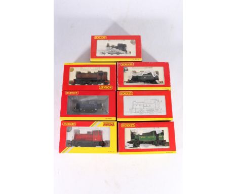 Hornby OO gauge model railways locomotives including R2453A 0-4-0ST Class 0F Pug locomotive 51235 BR black (weathered), R2470