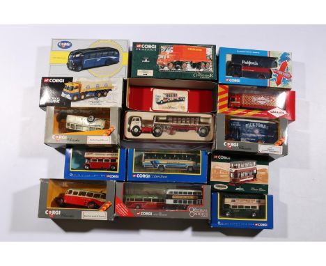 Corgi 1:50 scale diecast model vehicles models including: 10001 William McEwan; 29101 Blue Circle Cement; CC11406 Pickfords; 