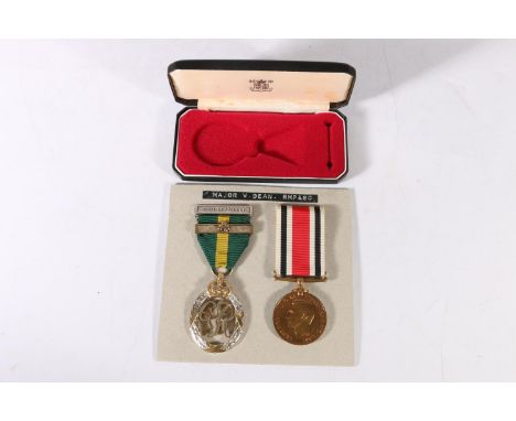 Medals of Major William Dean of the Royal Military Police? and Special Constabulary, comprising George VI Efficiency decorati