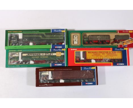 Corgi 1:50 scale diecast model vehicles models including: CC12505 Atkinson Borderer Tautliner Richard Preston and Son Ltd; CC