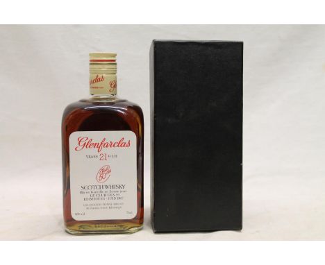 GLENFARCLAS 21 year old single malt Scotch whisky&nbsp; bottled for Le Club Des 50 Edimbourg Juin 1987, Ian Dickson Travel Se