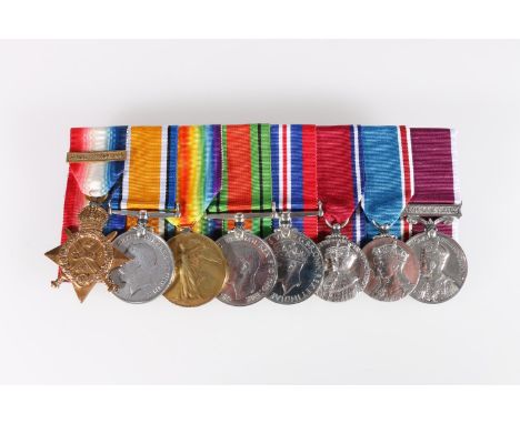 Medals of 1057/2865355/56472 Warrant Officer 2nd Class James Eyre Wilson of the Gordon Highlanders, comprising WWI war medal,