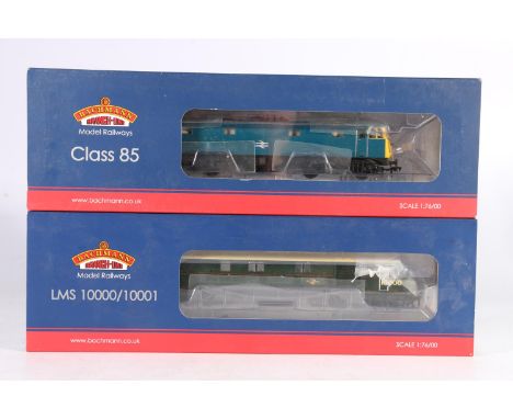 Bachmann Branchline DCC OO gauge model railways 31678 Class 85 electric locomotive 85026 BR blue and 31995 LMS 10000/10001 di