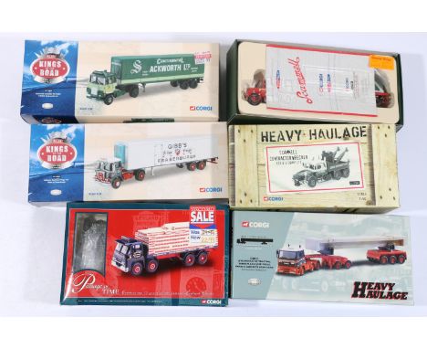 Corgi 1:50 scale diecast model vehicles models including: Heavy Haulage CC12306 Scammell Contractor Wrecker Eddie Stobart Ltd