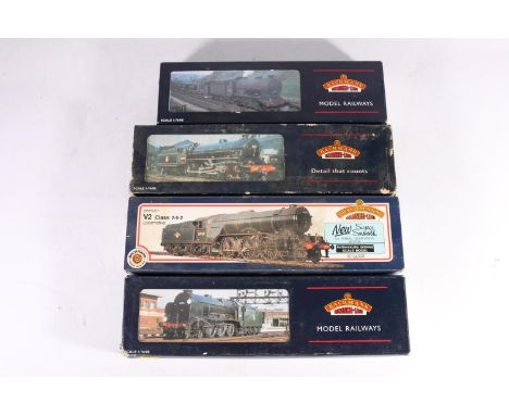 Four&nbsp;Bachmann Branchline OO gauge model railways locomotives including 31408 4-6-0 Lord Nelson tender locomotive 30850 B