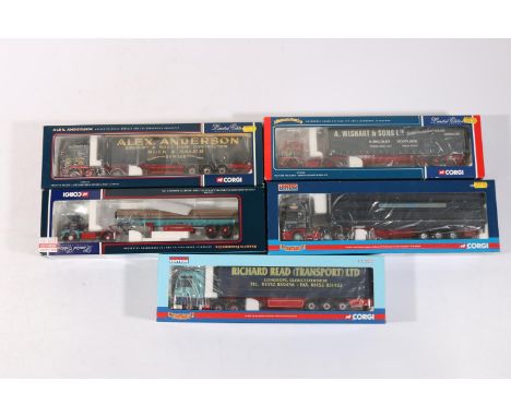 Corgi 1:50 scale diecast model vehicles models including: CC12414 Volvo FH Bulker Alex Anderson Bo'Ness West Lothian; CC12509