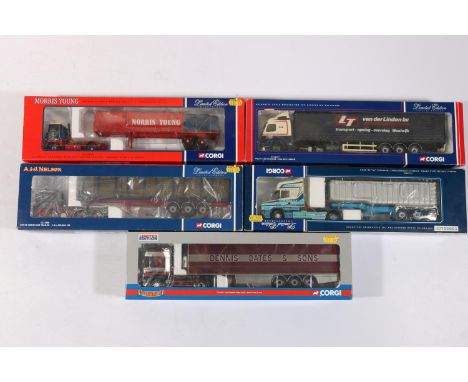 Corgi 1:50 scale diecast model vehicles models including: CC12929 Scania Topline Fridge Trailer Dennis Oates and Sons; CC1190