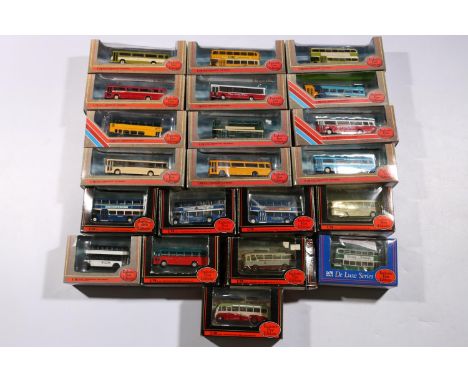 21 Gilbow Exclusive First Editions EFE 1/76 scale diecast model busses including 14014 Eastern Scottish; 30707 Scottish Omnib