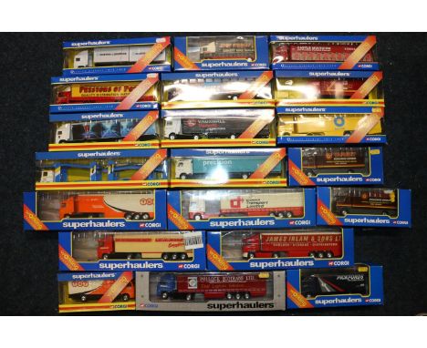 Corgi 1:50 scale diecast model vehicle Superhaulers models including: TY87002 Dukes Transport; TY86630; TY86602 Esso; 59568 T